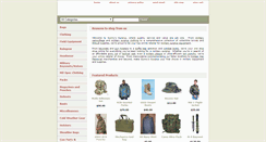 Desktop Screenshot of gunnyssurplus.com